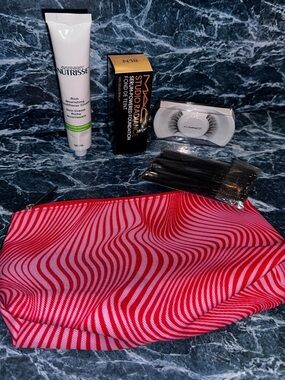 MAC BUNDLE - Foundation, Lashes, Mascara Brushes + Conditioner + Free Pouch